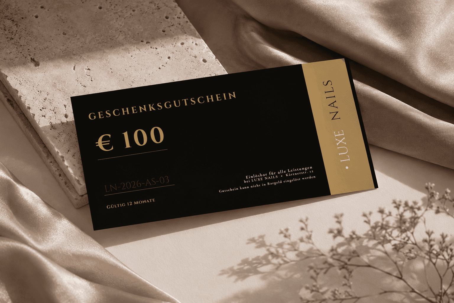 Gutschein Mockup